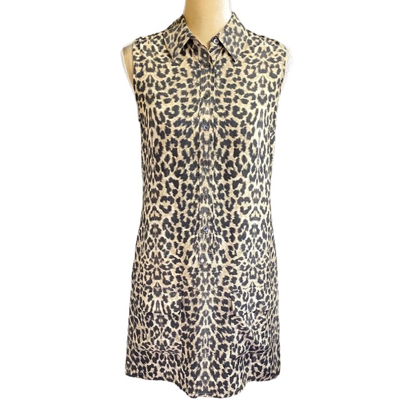 Equipment Lucida Leopard-Print Silk Dress - Picture 2 of 10
